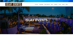 Desktop Screenshot of islayevents.com